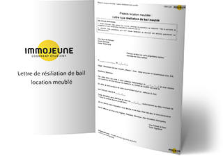 Lettre de résiliation de bail location meublé