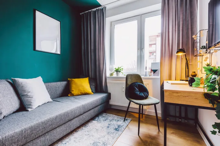 Photo d'un logement étudiant moderne, le style recherché par les étudiants en 2025