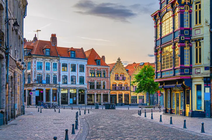 Image d'un quartier étudiant, idéal pour investir dans une résidence étudiante à Lille