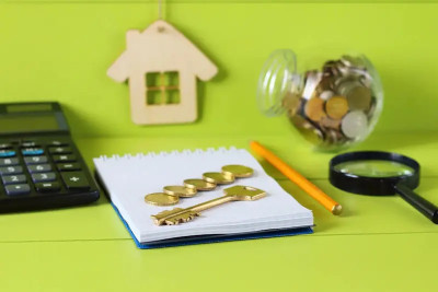 Image d'objets en lien avec l'immobilier et la location
