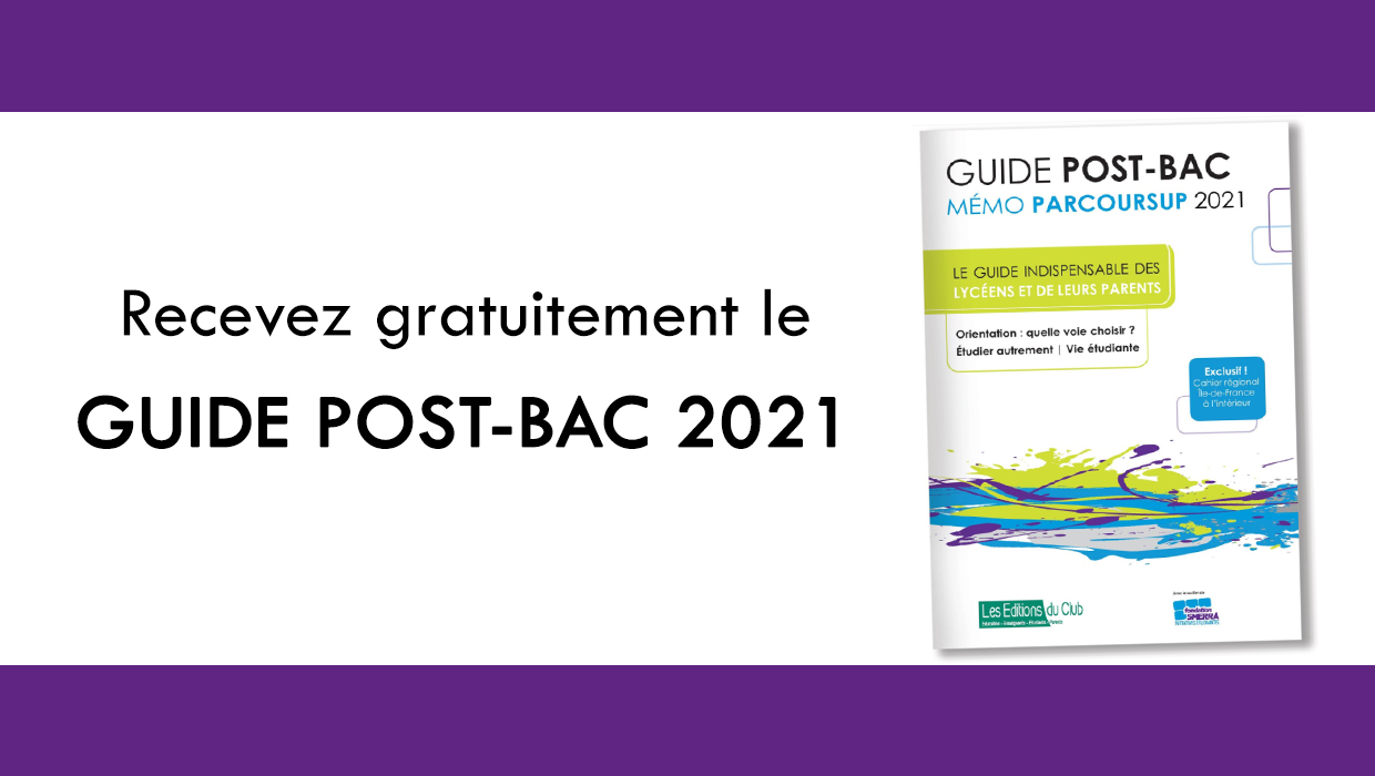 Guide post-bac 2021 gratuit
