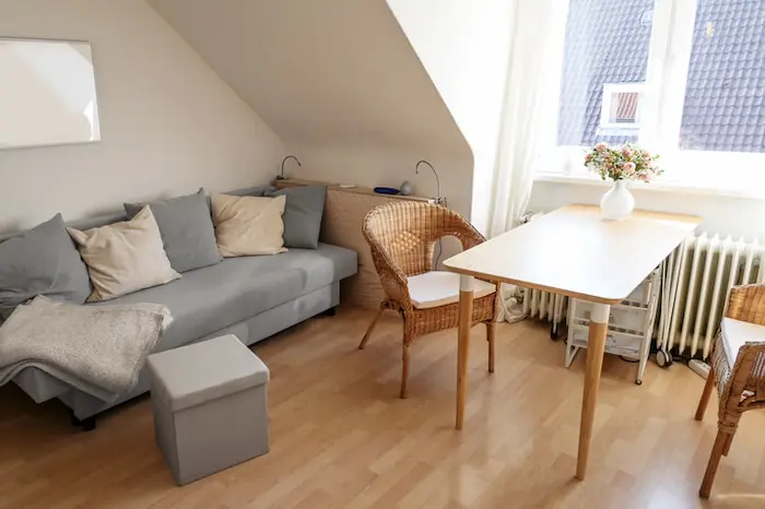 Intérieur d'un studio étudiant à Reims meublé