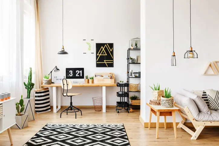 Un studio étudiant meublé à Bordeaux, avec une déco moderne et bien agencée