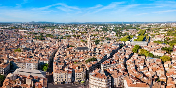 résidence universitaire à Montpellier : vue panoramique sur ville. A ne pas manquer si vous venez sur place.