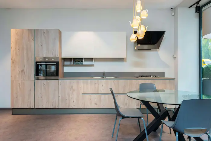 Studio pour étudiant bien aménagé et avec des meubles, avec un décor moderne, typique d'un logement étudiant Villeurbanne